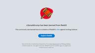 Reddit bans 'r/DonaldTrump' subreddit over 'repeated policy violations'