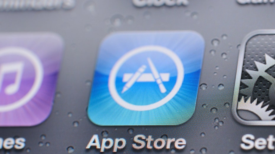 App Store on an iPhone