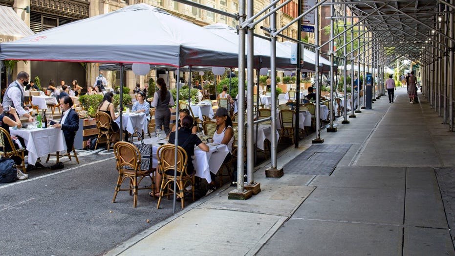 Outside dining