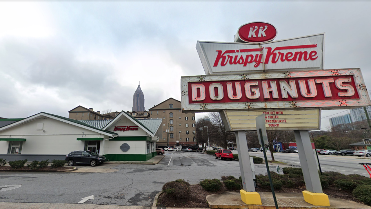 The historic Atlanta Krispy Kreme of Shaq damaged by a major fire