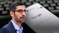 Google CEO Sundar Pichai is being urged to ban TikTok from Google's app store over its ties to China. (Nicolas Economou/NurPhoto via Getty Images) - Fox News