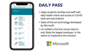 Los Angeles Unified School District launches Daily Pass to coordinate health checks, COVID tests, vaccinations