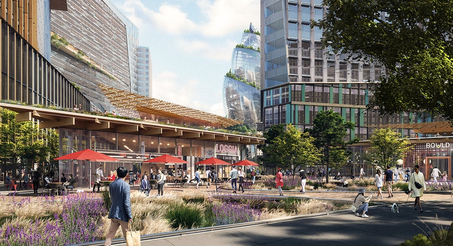 Amazon Reveals Eye Catching Helix Office Tower For Virginia Headquarters Fox Business Amazon Reveals Eye Catching Helix Office Tower For Virginia Headquarters Fox Business