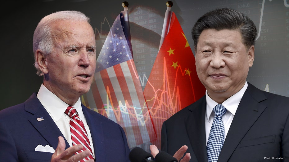 President Biden Xi Jinping business photo illustration