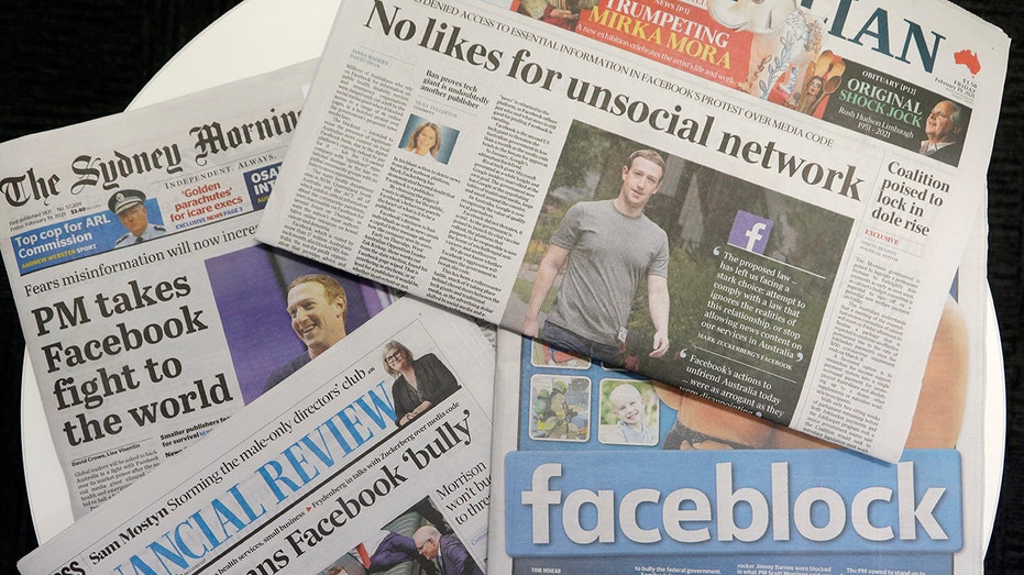 Facebook deadlock, will restore Australian news pages after threat averted | Fox Business