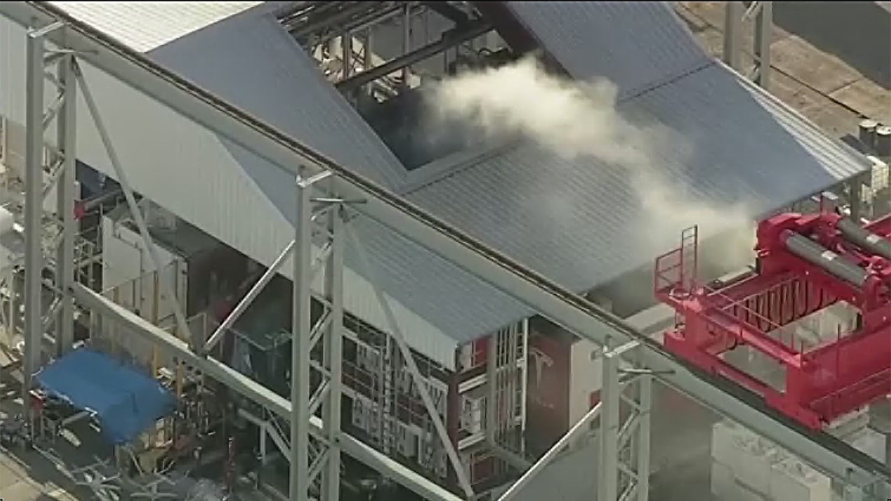 Tesla facilities in Fremont have been spared the fire and show aerial videos