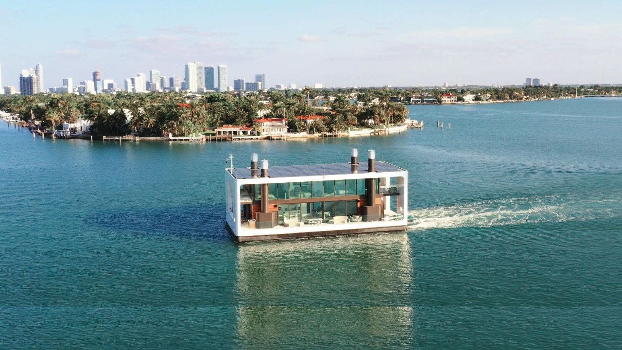 This 5.5M floating mansion in Miami is not your average houseboat