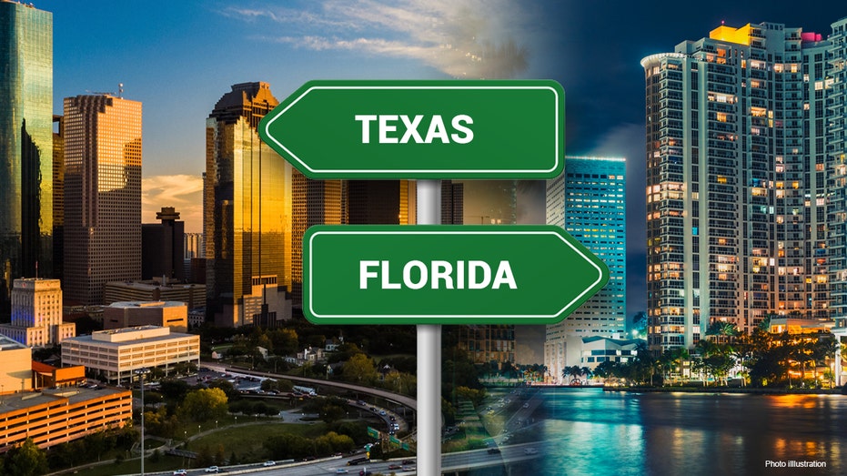 Texas Florida sign