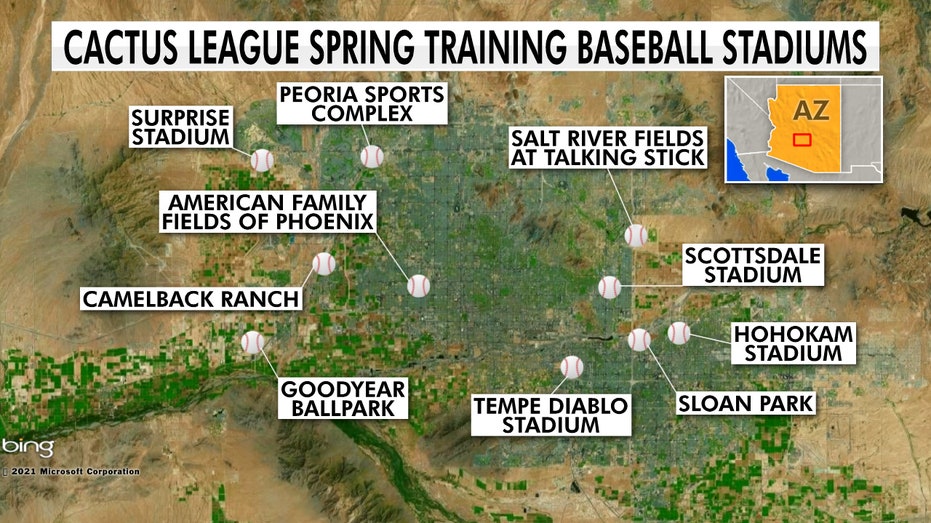 Rangers Spring Training 2012 Stadium Cactus League Map And More  SB  Nation Dallas