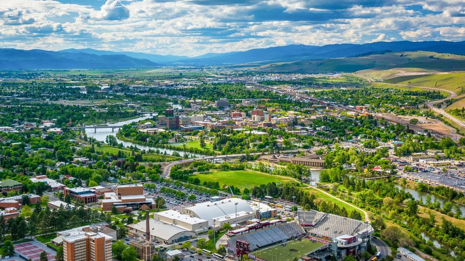 View of Missoula, Montana