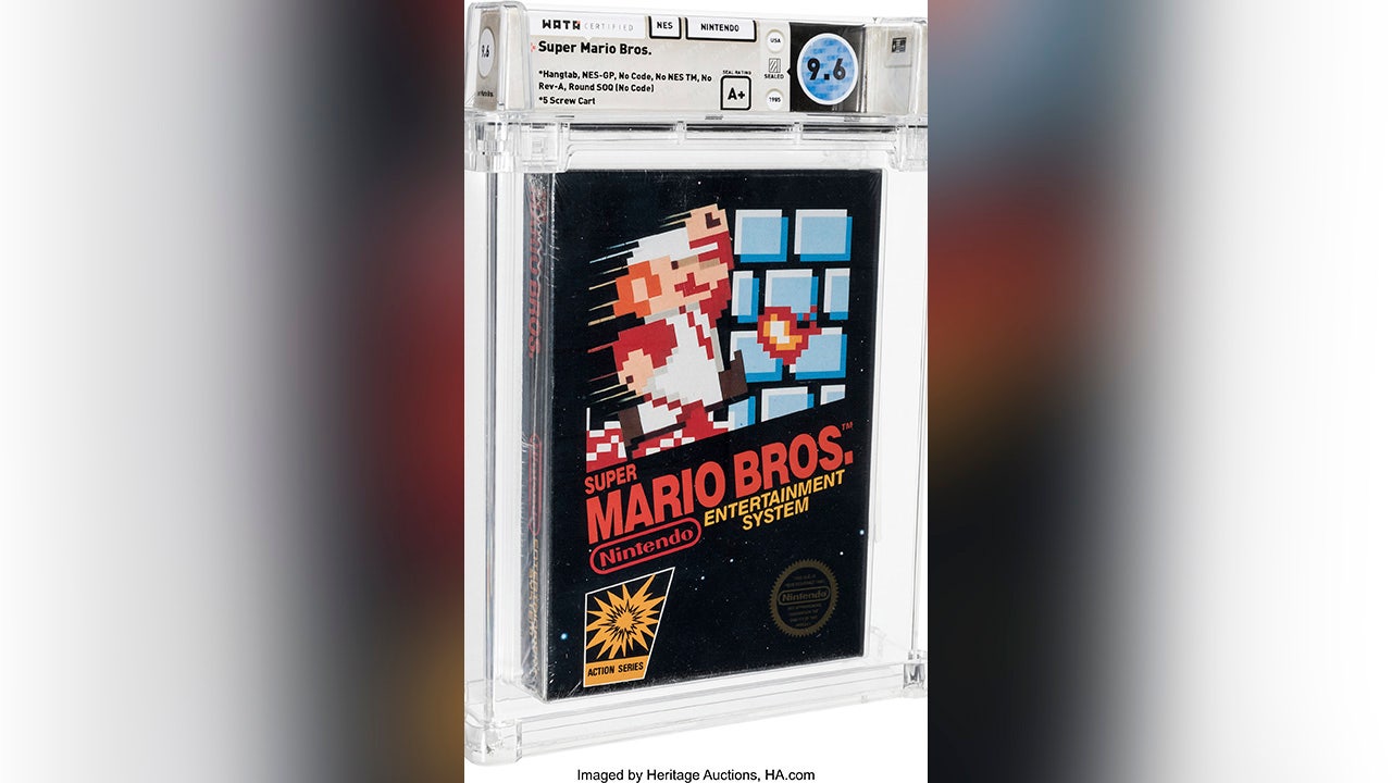 The game Super Mario Bros.  1986 unopened was sold for $ 660,000
