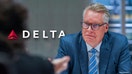 Edward Bastian, chief executive officer of Delta Air Lines Inc., listens during an interview in New York, U.S., on Wednesday, Sept. 18, 2019. Delta doesn't expect any major impact from the rise in fuel prices, Bastian&nbsp;said in Washington. Delta is in a unique position among U.S. airlines because it owns the&nbsp;Monroe Energy LLC refinery&nbsp;in Pennsylvania, which provides a natural hedge against fuel price increases. Photographer: Christopher Goodney/Bloomberg via Getty Images