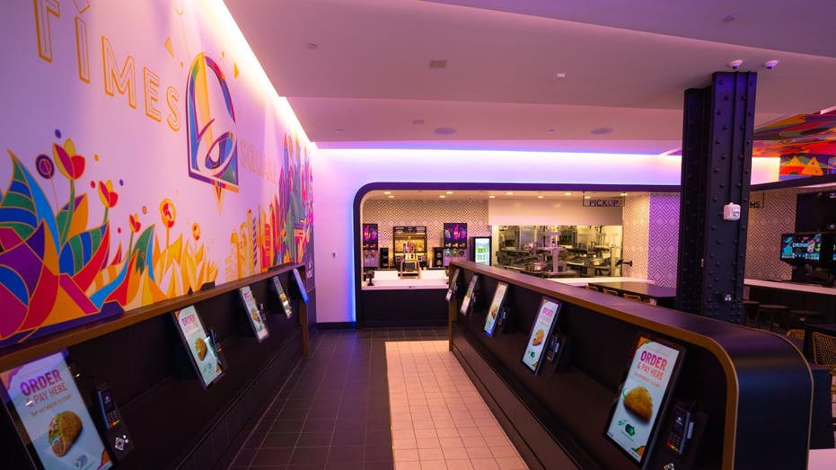 Interior view of Taco Bell Cantina in Times Square