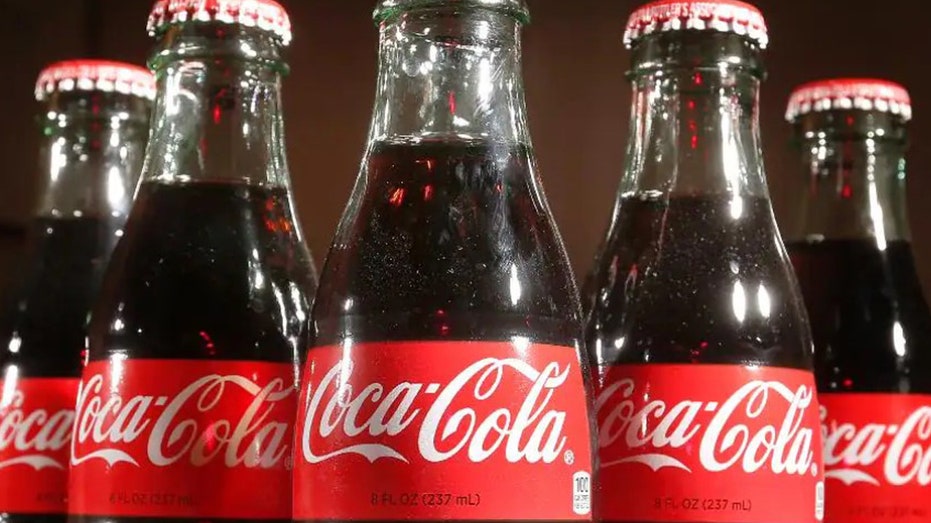 Coca-Cola glass bottles