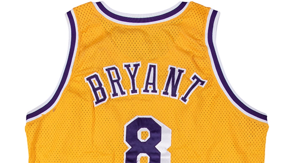 Kobe Bryant game-worn jersey from 