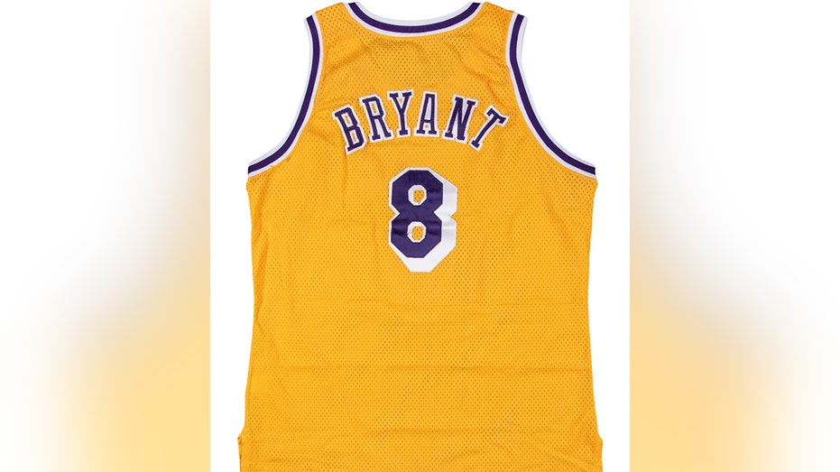 Kobe Bryant game-worn jersey from rookie season sold for record