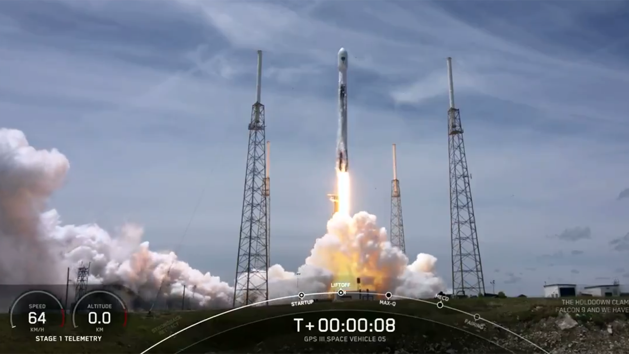 SpaceX launches GPS satellite aboard reused rocket for US Space Force - Fox Business