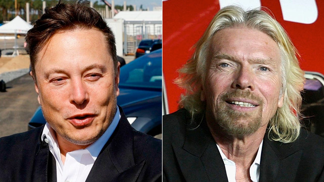 Elon Musk visited Richard Branson at 3 a.m. before spaceflight | Fox  Business