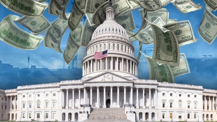 capitol building, raining money concept: istock - Fox Business News