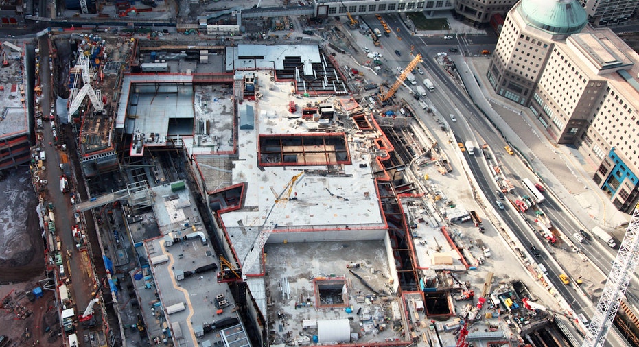 World Trade Center ground zero after 9/11 attacks