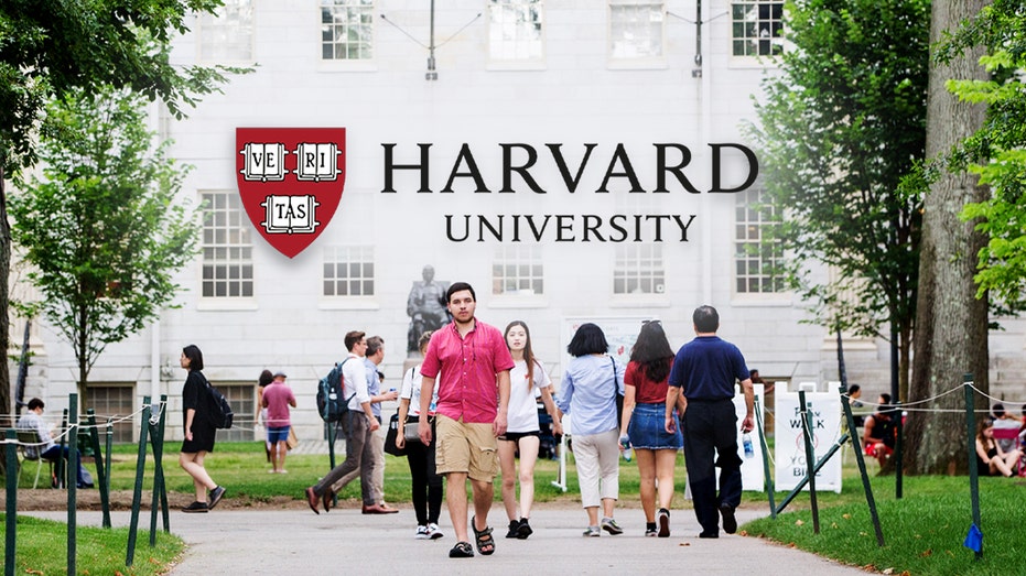 Harvard students walk