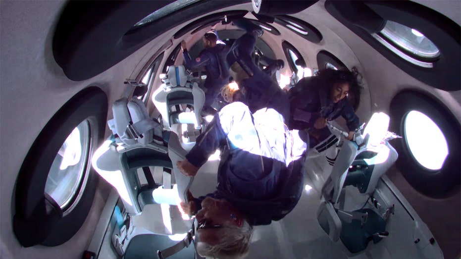 Richard Branson's test flight reached space in 2021.