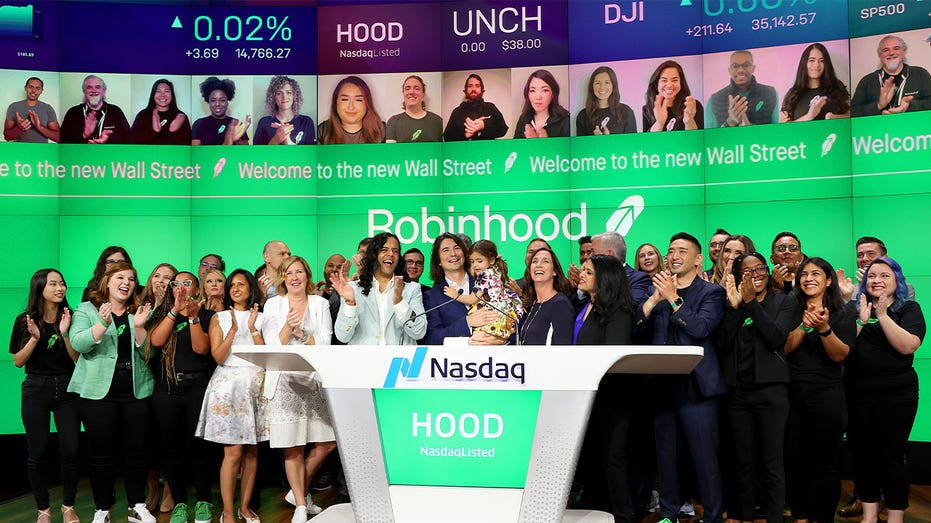 Robinhood rings the opening bell