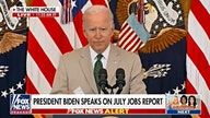 Biden cheers jobs numbers but warns 'today is not a day of celebration'