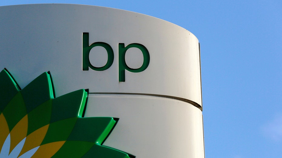 BP logo on sign