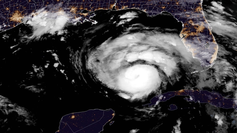 Hurricane Ida satellite image