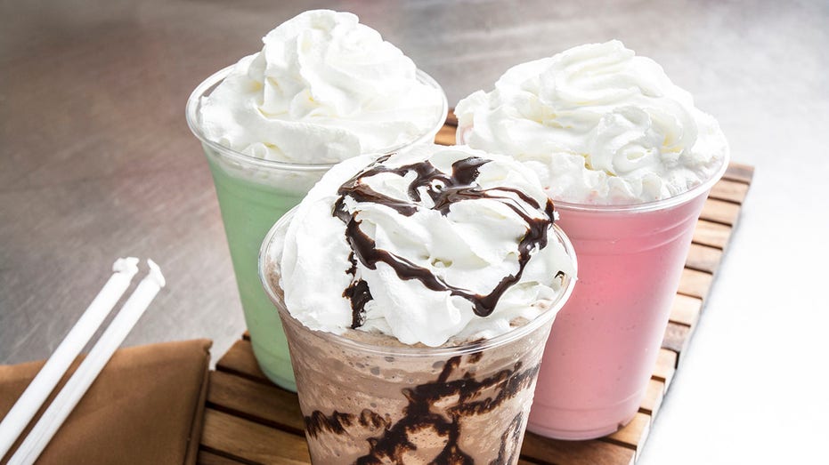 Ice Cream Shoothie Drinks