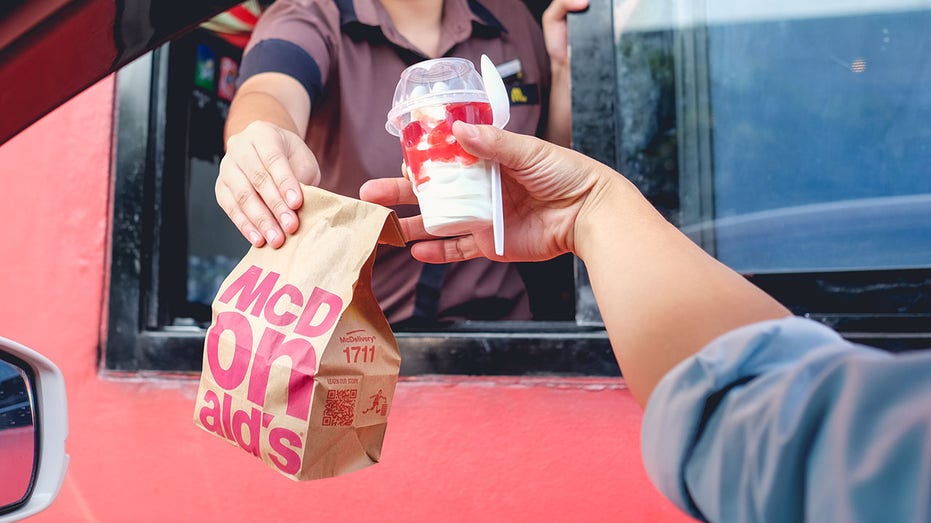 McDonald's take out bag