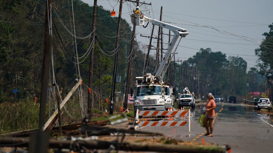 Crews working to restore power on damaged lines