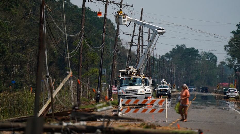 Crews working to restore power on damaged lines