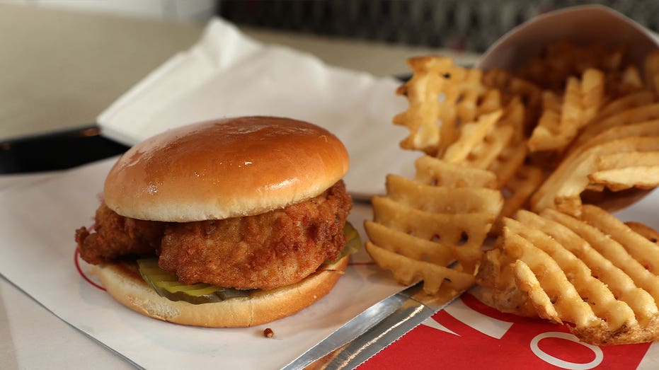 Chick-fil-A sandwich and fries