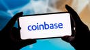 POLAND - 2021/09/23: In this photo illustration a Coinbase logo seen displayed on a smartphone. (Photo Illustration by Mateusz Slodkowski/SOPA Images/LightRocket via Getty Images)