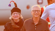 Bill Gates is all smiles as he arrives in NYC ahead of daughter Jennifer's lavish wedding