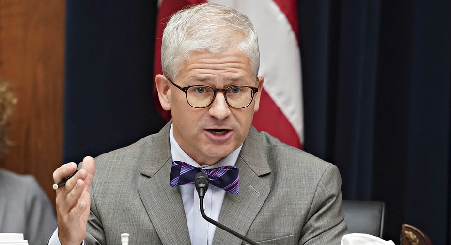 Rep. Patrick McHenry, R-N.C., attends the House Financial Services Committee hearing on Capitol Hill in Washington, D.C., on Sept. 30, 2021.