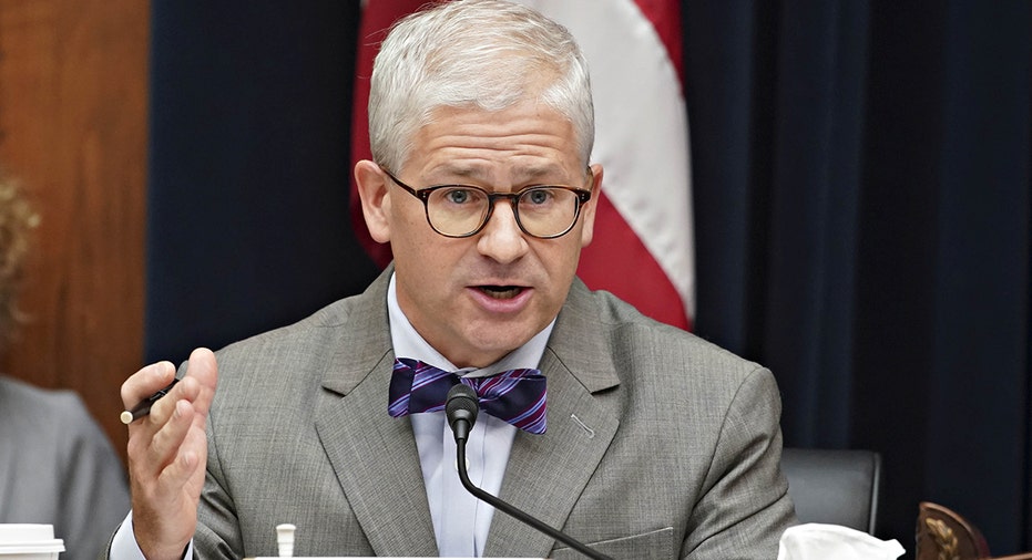 Rep. Patrick McHenry, R-N.C., attends the House Financial Services Committee hearing on Capitol Hill in Washington, D.C., on Sept. 30, 2021.