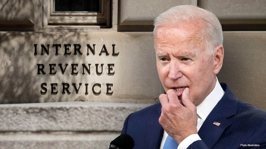 IRS graphic with Biden