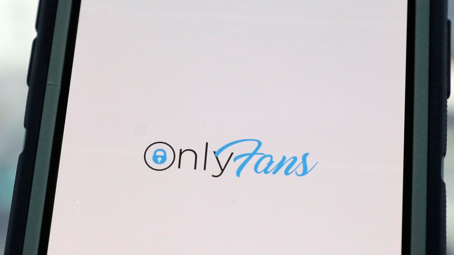 Onlyfans logo on a screen