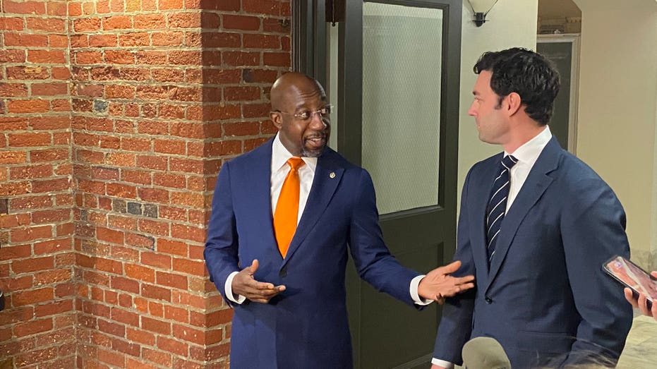 Sens. Jon Ossoff, D-Ga., and Raphael Warnock, D-Ga