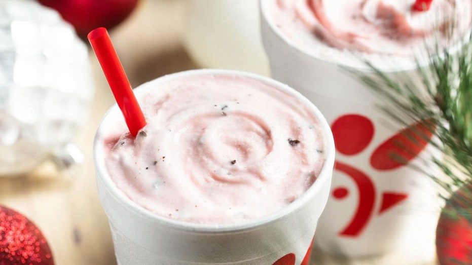 Chick-fil-A’s Peppermint Chip Milkshake