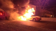 Tesla in Pennsylvania catches fire, flames spread to home