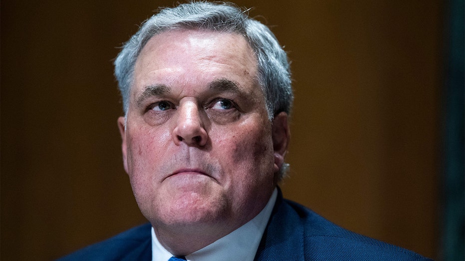 Charles P. Rettig, commissioner of the Internal Revenue Service, testifies during a Senate Finance Committee hearing on the IRS budget request on Capitol Hill in Washington, D.C., on June 8, 2021.