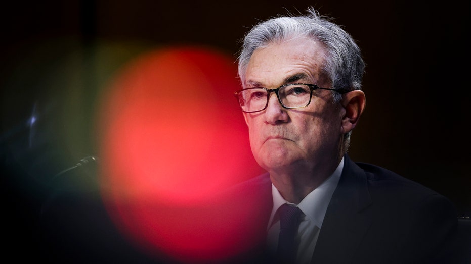 WASHINGTON, DC - SEPTEMBER 28: Federal Reserve Chairman Jerome Powell testifies during a Senate Banking, Housing and Urban Affairs Committee hearing on the CARES Act, at the Hart Senate Office Building on September 28, 2021 in Washington, DC. The hearing examined the effects and results of the Coronavirus Aid, Relief, and Economic Security Act, also known as the CARES ACT. (Photo by Kevin Dietsch/Getty Images)