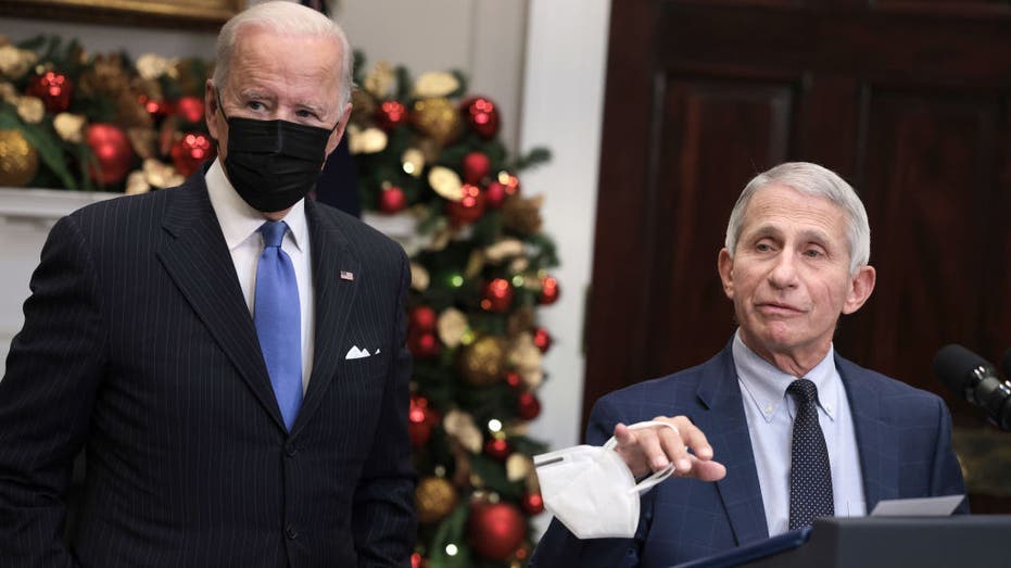 Biden and Fauci at press conference