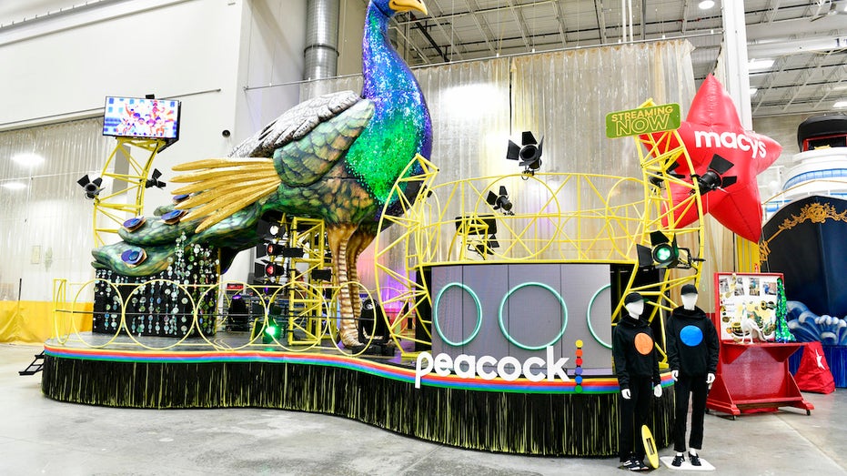 Peacock - the full-fledged entertainment extraordinaire - takes its first flight down the Parade route.