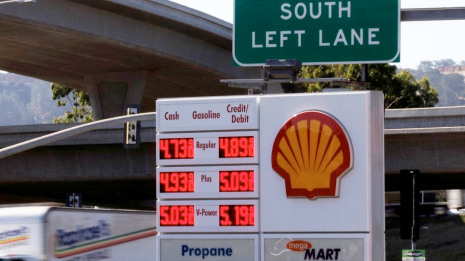 California gas prices graphic not found.