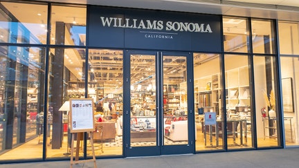 Night view of facade of Williams Sonoma store in San Ramon, California, November 21, 2019. Many stores expect increased traffic during the busy Black Friday shopping period. (Photo by Smith Collection/Gado/Getty Images)